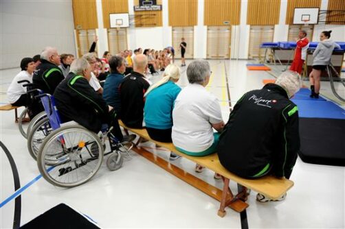 2012 Behindertenturnen zusammen mit der Trampolinriege des STV Möriken-Wildegg