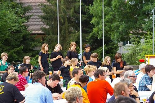 2009 Fahnenweihe des neuen Fahnen des STV Möriken-Wildegg