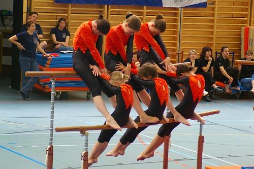 Trampolinriege des STV Möriken-Wildegg an der KJVM / Kantonalen Jugend Vereinsmeisterschaft