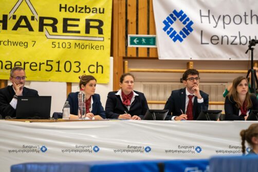 Trampolin Wettkampf Schloss Cup 2022 in der Mehrfachturnhalle Hellmatt in Wildegg